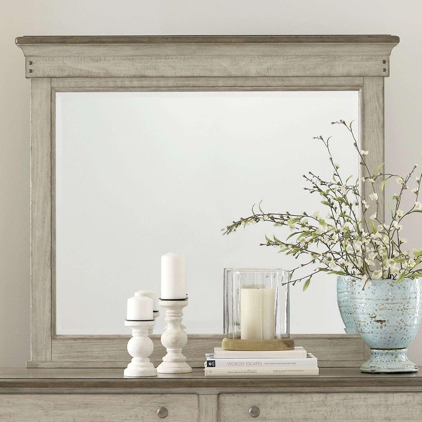 Liberty Furniture - Ivy Hollow Landscape Mirror - 457-BR51 veiw 6