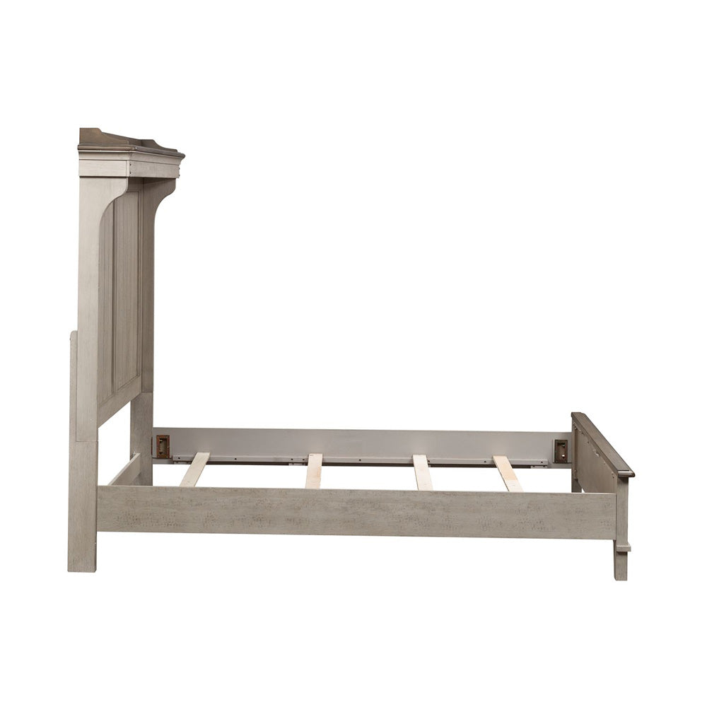 Liberty Furniture - Ivy Hollow Queen Mantle Bed, 2 Bedside Chests - 457-BR-QMT2BSC view 3