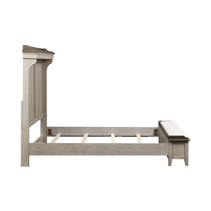 Liberty Furniture - Ivy Hollow Queen Mantle Storage Bed, 2 Nightstands - 457-BR-QMS2NS view 3