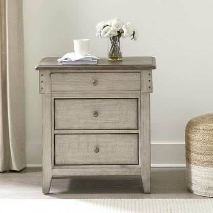 Liberty Furniture - Ivy Hollow Queen Mantle Storage Bed, 2 Nightstands - 457-BR-QMS2NS view 8