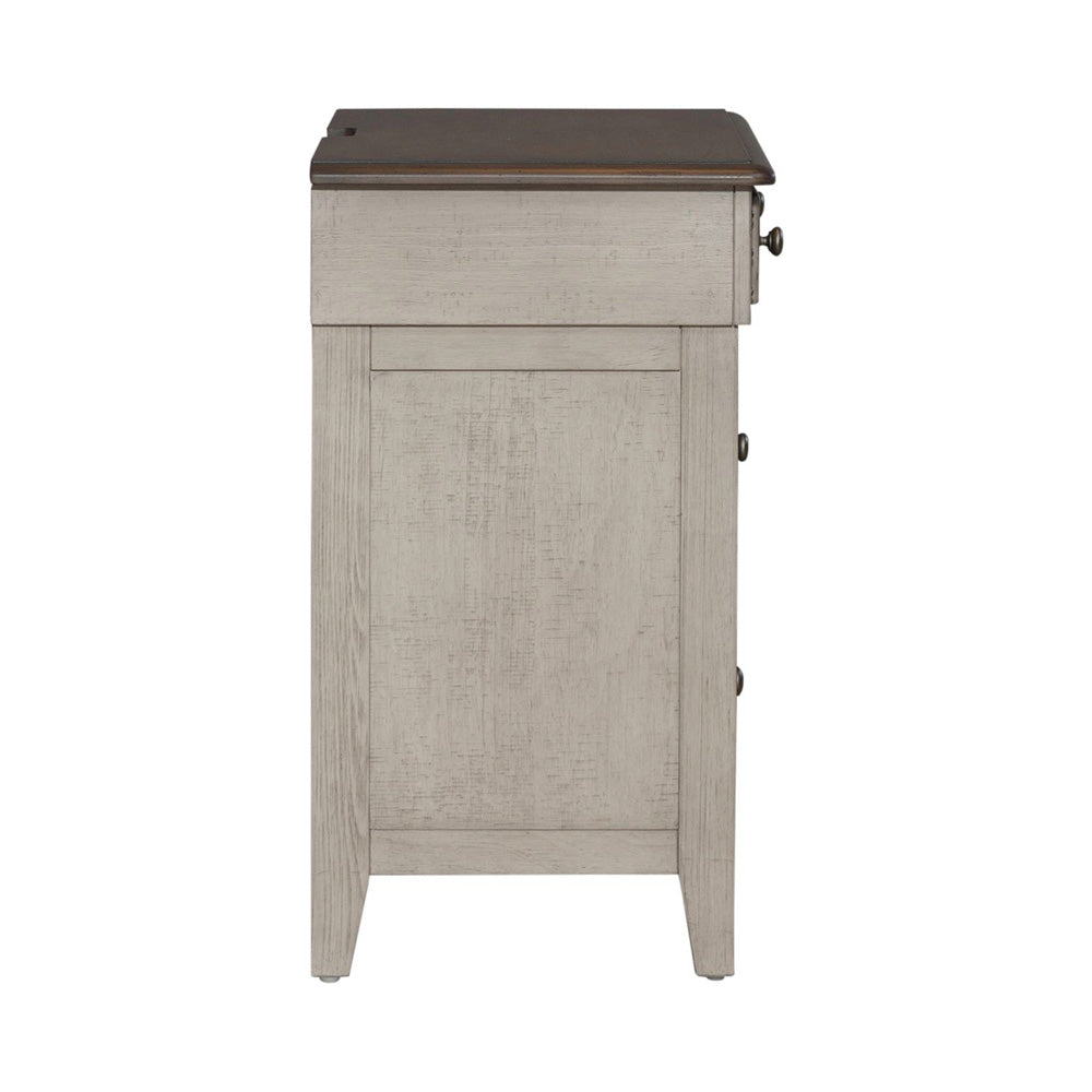 Liberty Furniture - Ivy Hollow Queen Panel Bed, 2 Bedside Chests - 457-BR-QPB2BSC view 8