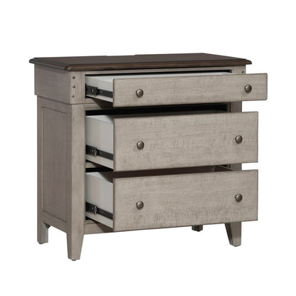 Liberty Furniture - Ivy Hollow Queen Panel Bed, 2 Bedside Chests - 457-BR-QPB2BSC view 10