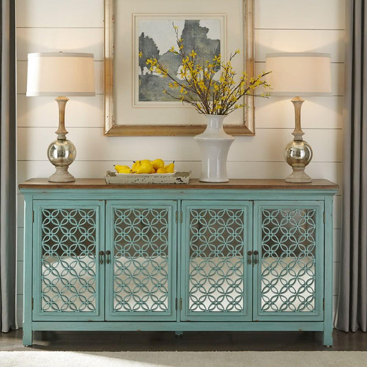 Liberty Furniture - Kensington 4 Door Accent Cabinet - 2011-AC7236 veiw 1