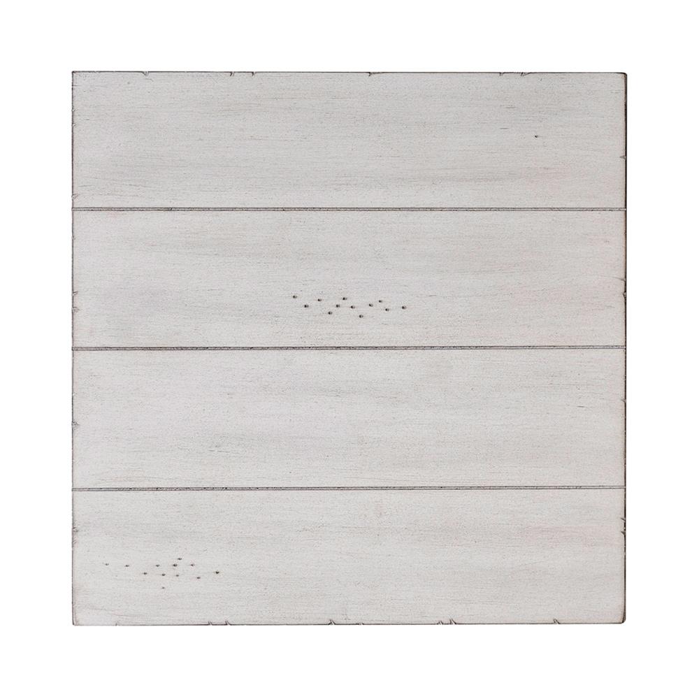 Liberty Furniture - Lake House Chair Side Table in Weathered White - 110W-OT1021 veiw 8