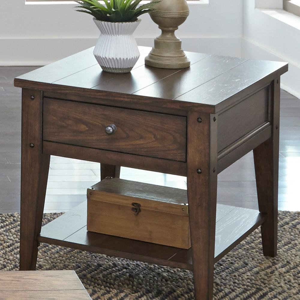 Liberty Furniture - Lake House End Table - 210-OT1020 veiw 2