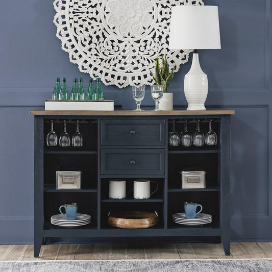 Liberty Furniture - Lakeshore Server- Navy - 519NY-SR5640 veiw 1