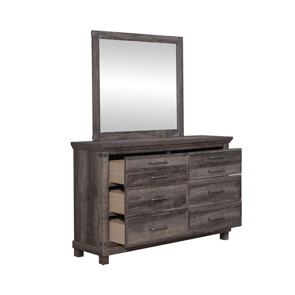 Liberty Furniture - Lakeside Haven Dresser & Mirror  - 903-BR-DM veiw 4