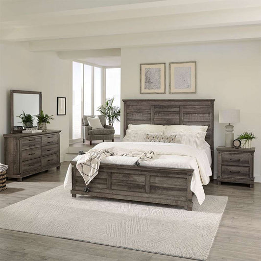 Liberty Furniture - Lakeside Haven Opt Queen Panel Bed, Dresser & Mirror, Nightstand  - 903-BR-OQPBDMN veiw 1
