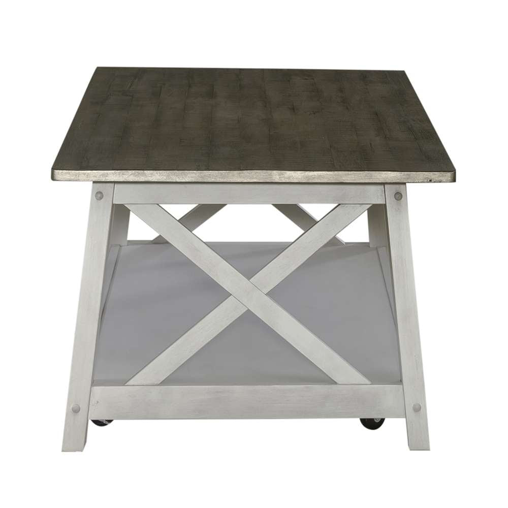Liberty Furniture - Laurel Bluff Rectangular Cocktail Table - 810-OT1010 veiw 4