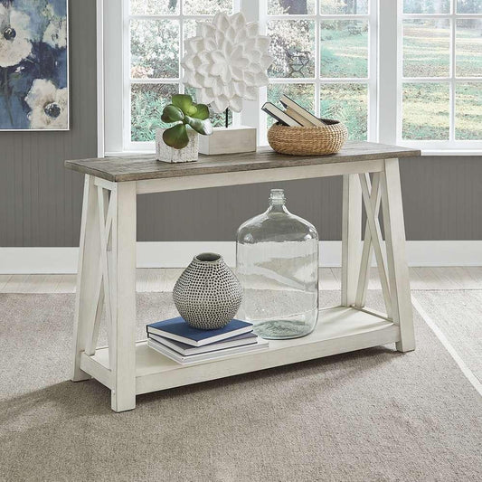 Liberty Furniture - Laurel Bluff Sofa Table - 810-OT1030 veiw 1