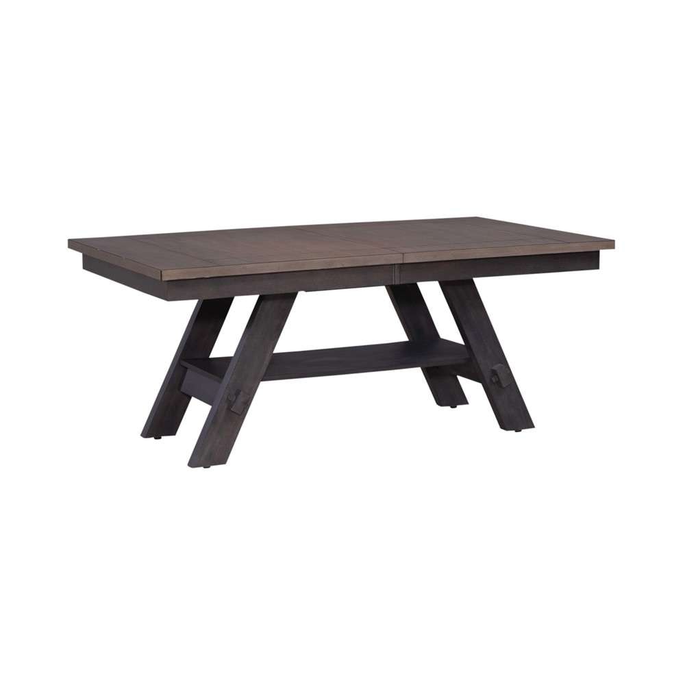 Liberty Furniture - Lawson 5 Piece Rectangular Table Set  - 116GY-CD-5RLS veiw 2