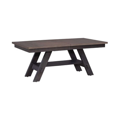 Liberty Furniture - Lawson 5 Piece Rectangular Table Set  - 116GY-CD-5RLS veiw 2