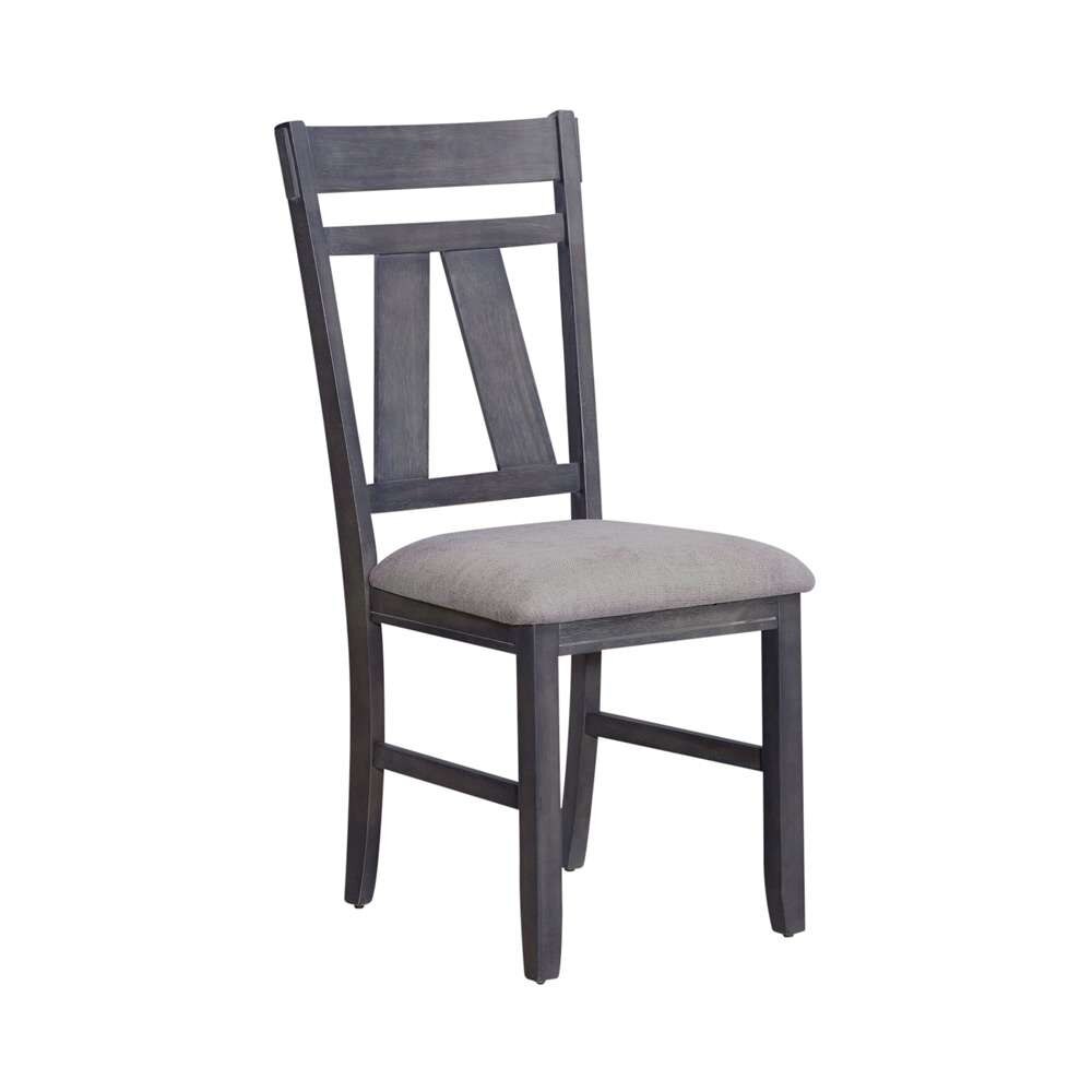 Liberty Furniture - Lawson 5 Piece Rectangular Table Set  - 116GY-CD-5RLS veiw 3