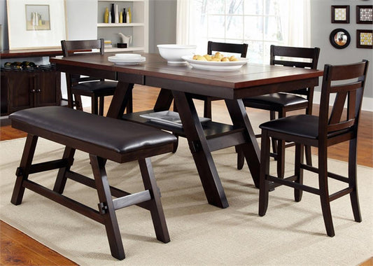 Liberty Furniture - Lawson 6 Piece Gathering Table Set - 116-CD-6GTS veiw 1