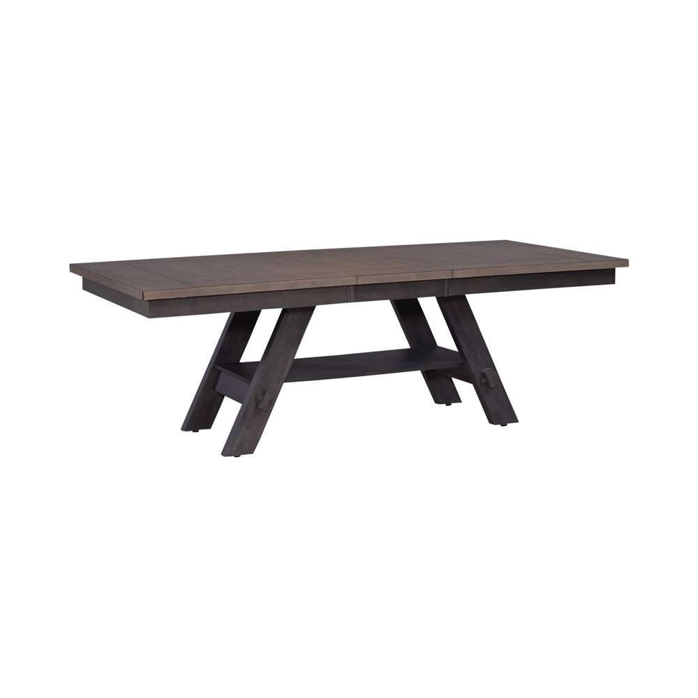 Liberty Furniture - Lawson 6 Piece Rectangular Table Set  - 116GY-CD-6RTS veiw 2