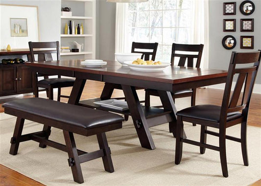 Liberty Furniture - Lawson 6 Piece Rectangular Table Set - 116-CD-6RTS veiw 1