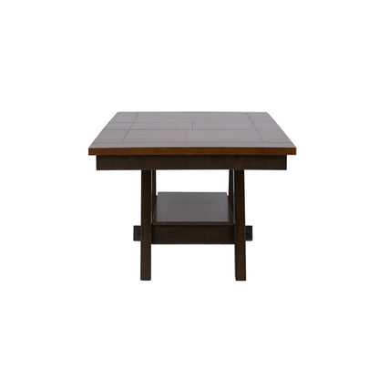 Liberty Furniture - Lawson Pedestal Table in Light & Dark Espresso - 116-CD-RLS veiw 4