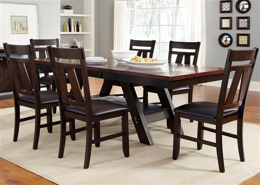 Liberty Furniture - Lawson Pedestal Table - 116-P4090_116-T4090T veiw 1