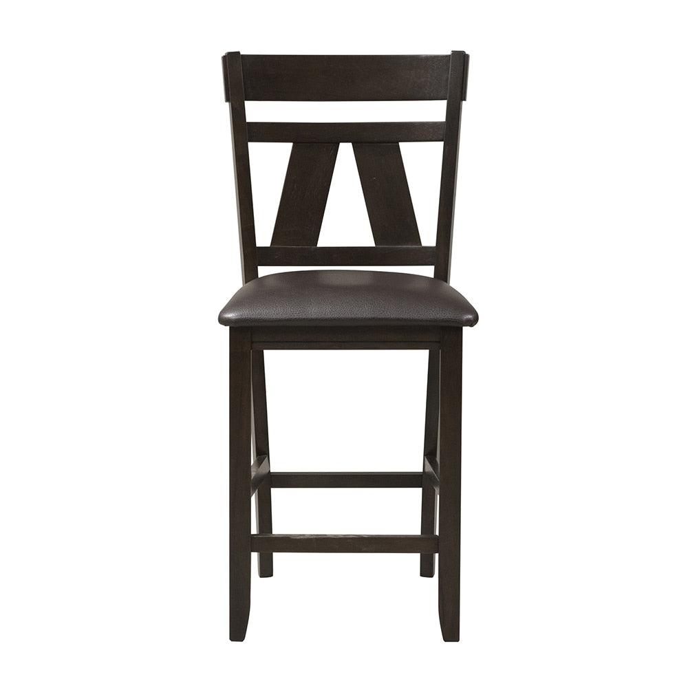 Liberty Furniture - Lawson Splat Back Counter Chair  in Light & Dark Espresso - 116-B250124 veiw 3