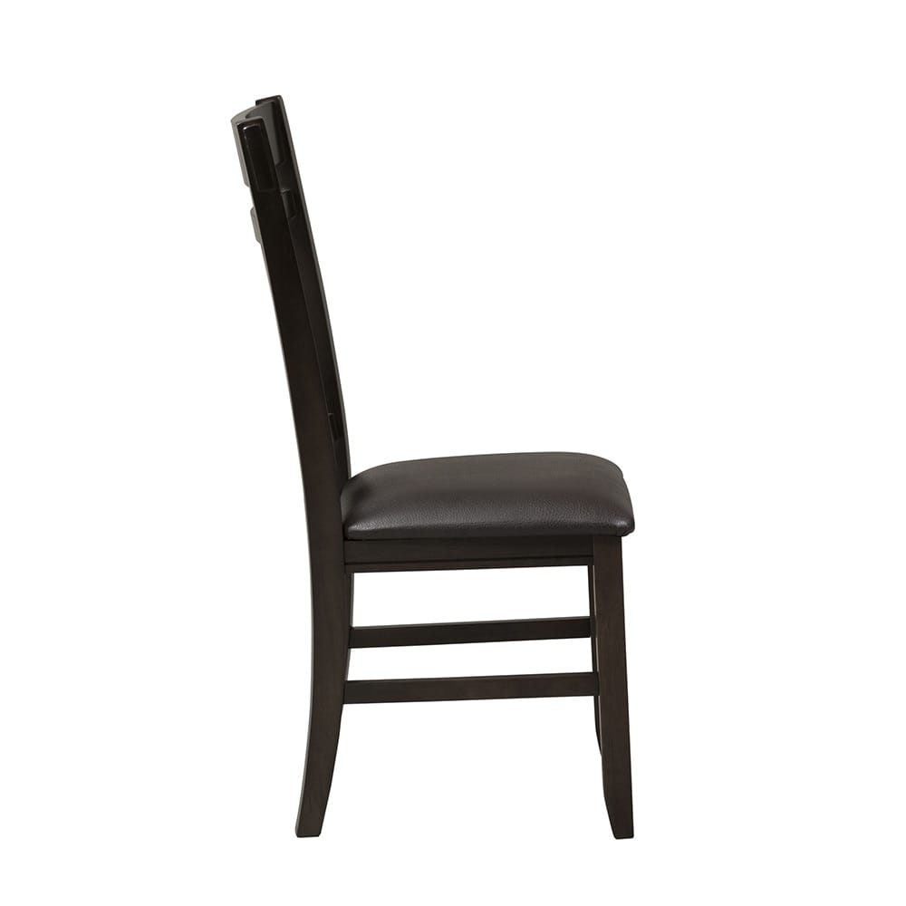 Liberty Furniture - Lawson Splat Back Side Chair  in Light & Dark Espresso - 116-C2501S veiw 4