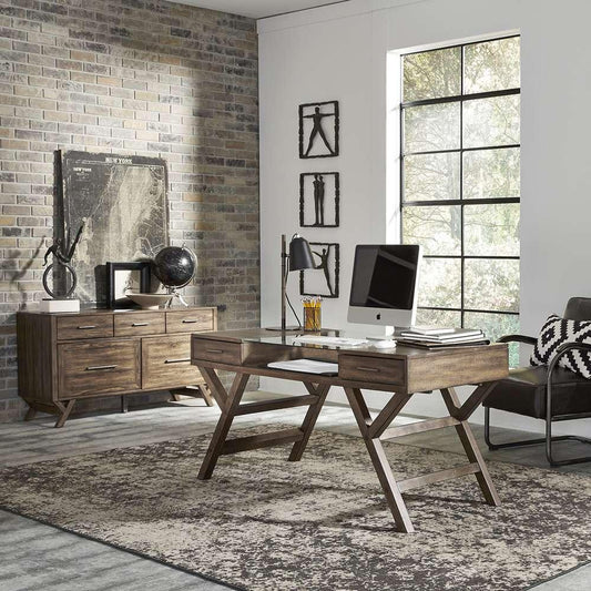 Liberty Furniture - Lennox 2 Piece Desk Set  - 871-HO-2DS veiw 1