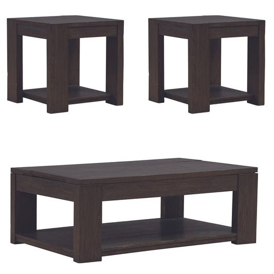 Liberty Furniture - Lennox Hill - 3 Piece Set in Brown - 201-OT-3PCS view 1