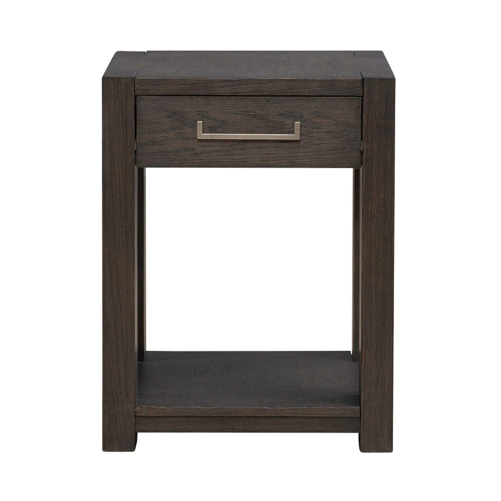 Liberty Furniture - Lennox Hill - Chairside Table in Brown - 201-OT1021 view 3