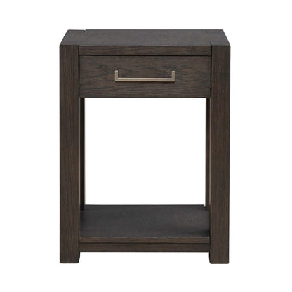 Liberty Furniture - Lennox Hill - Chairside Table in Brown - 201-OT1021 view 3
