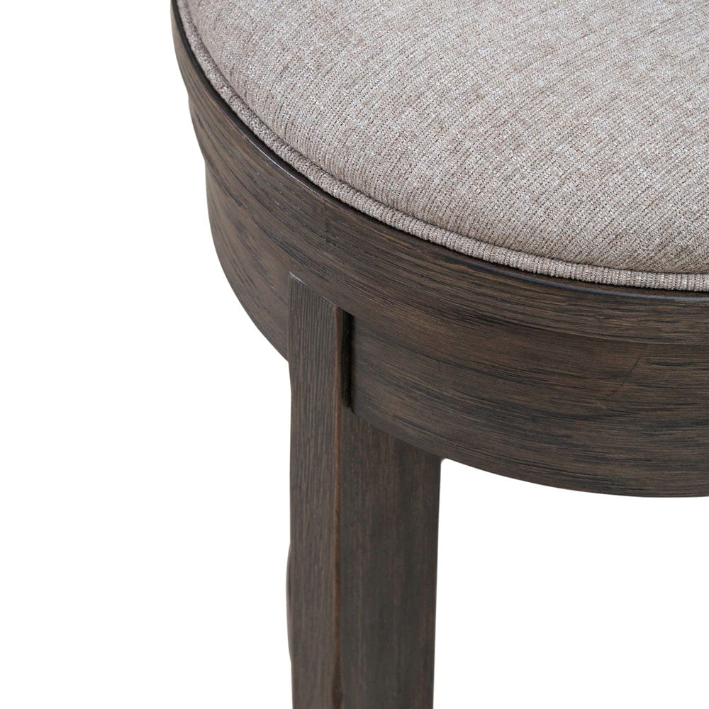 Liberty Furniture - Lennox Hill - Uph Swivel Console Stool in Brown - 201-OT9003 view 5
