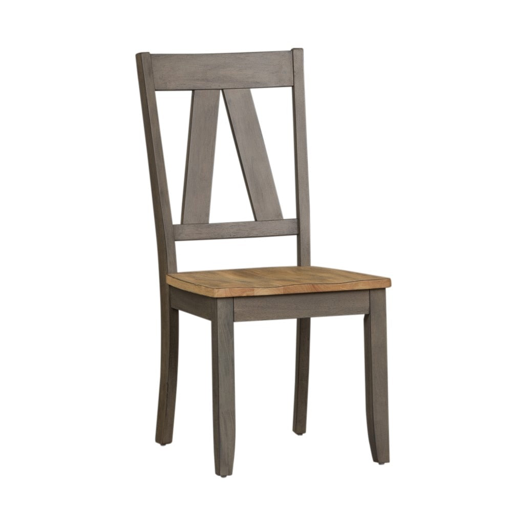 Liberty Furniture - Lindsey Farm 7 Piece Trestle Table Set - 62-CD-7TRS veiw 2