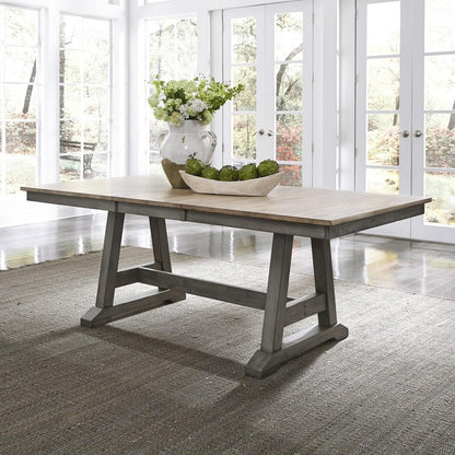 Liberty Furniture - Lindsey Farm 7 Piece Trestle Table Set - 62-CD-7TRS veiw 11
