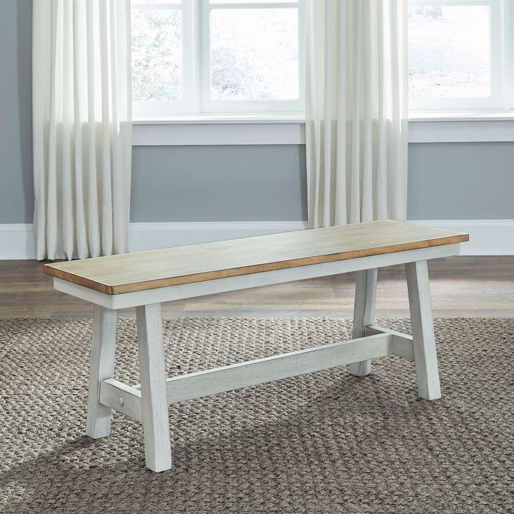 Liberty Furniture - Lindsey Farm Backless Bench (RTA) - 62WH-C9000B veiw 1