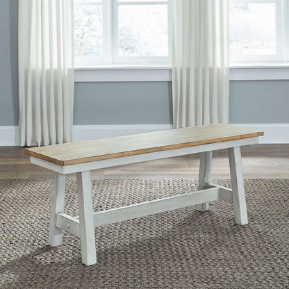 Liberty Furniture - Lindsey Farm Backless Bench (RTA) - 62WH-C9000B veiw 1