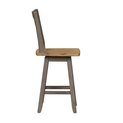 Liberty Furniture - Lindsey Farm Counter Height Swivel Chair (Set of 2) - 62-B250324 veiw 3