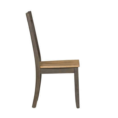 Liberty Furniture - Lindsey Farm Splat Back Side Chair  in Gray & Sandstone - 62-C2500S veiw 4