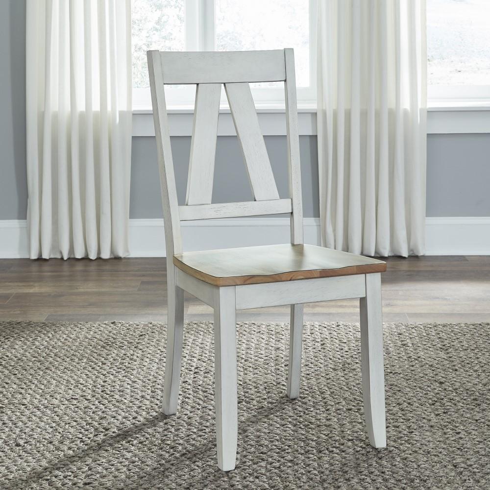 Liberty Furniture - Lindsey Farm Splat Back Side Chair - 62WH-C2500S veiw 1