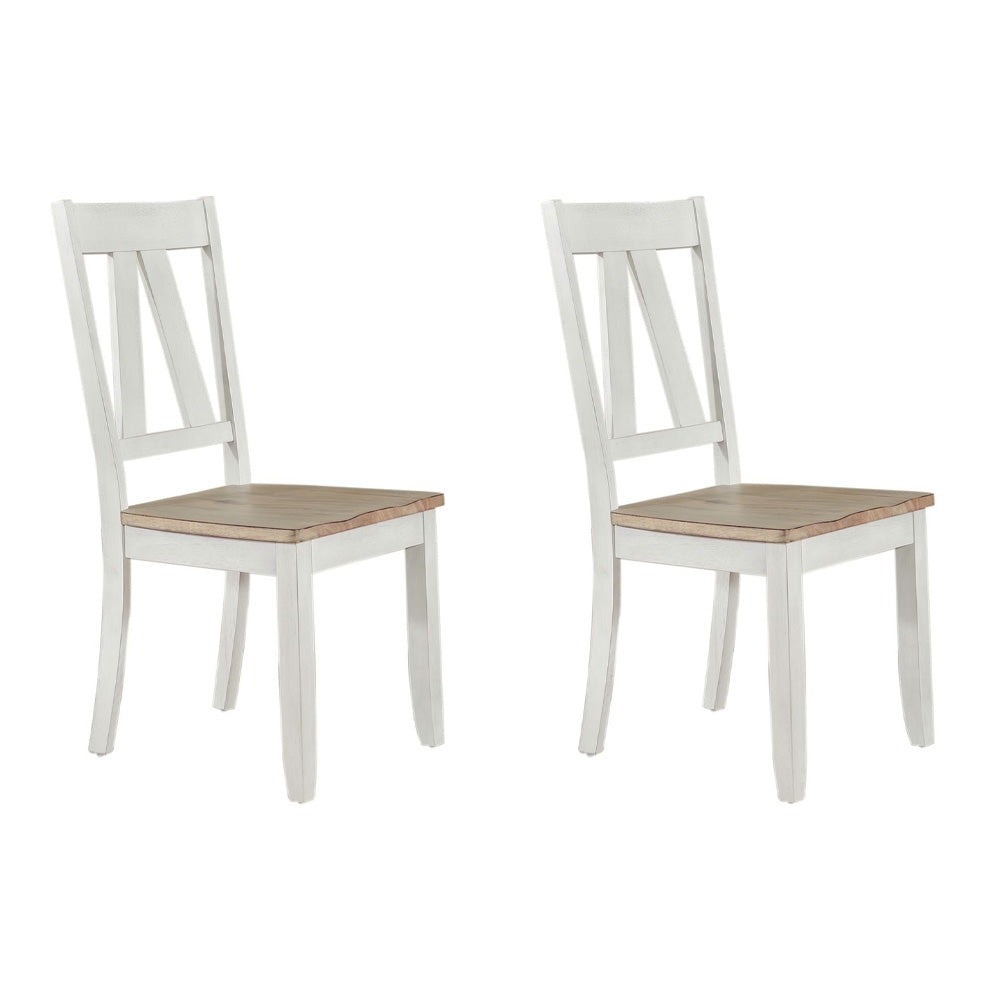 Liberty Furniture - Lindsey Farm Splat Back Side Chair  - Set of 2 - 62WH-C2500S-2PK view 1