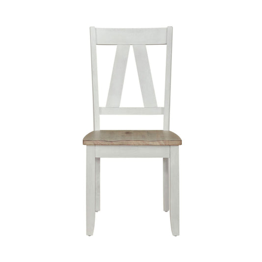 Liberty Furniture - Lindsey Farm Splat Back Side Chair  - Set of 2 - 62WH-C2500S-2PK view 2