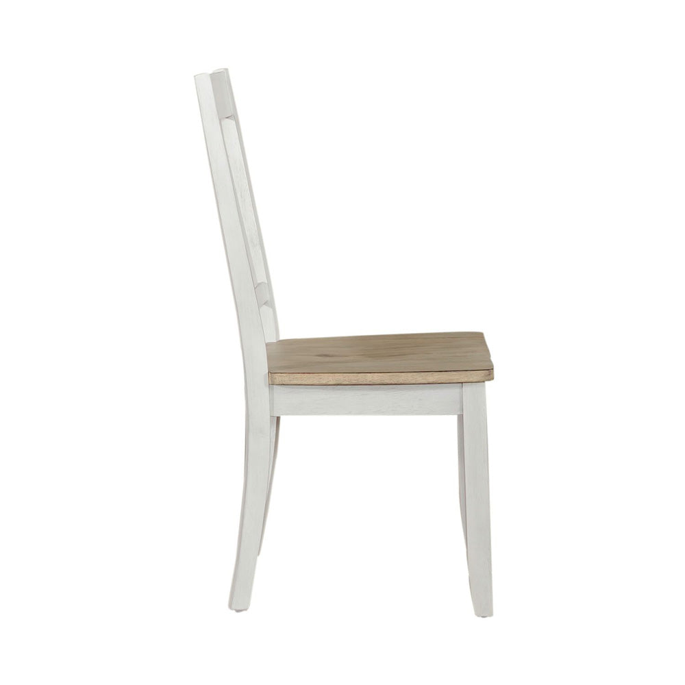 Liberty Furniture - Lindsey Farm Splat Back Side Chair  - Set of 2 - 62WH-C2500S-2PK view 3