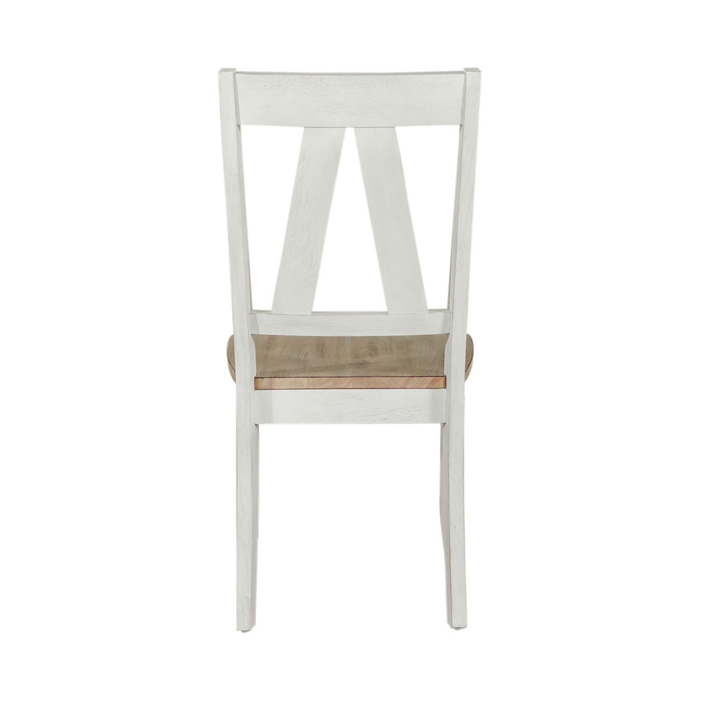 Liberty Furniture - Lindsey Farm Splat Back Side Chair  - Set of 2 - 62WH-C2500S-2PK view 4