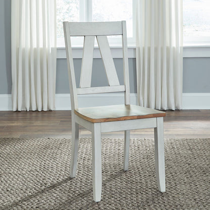 Liberty Furniture - Lindsey Farm Splat Back Side Chair  - Set of 2 - 62WH-C2500S-2PK view 5