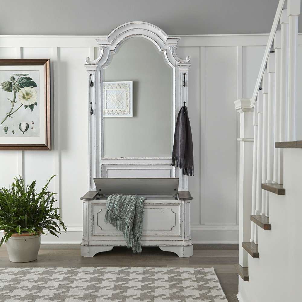 Liberty Furniture - Magnolia Manor 2 Piece Set Hall Tree Set - 244-OT-2PCS veiw 1