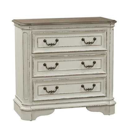 Liberty Furniture - Magnolia Manor 3 Drawer Bedside Chest - 244-BR64 veiw 3