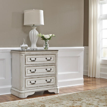 Liberty Furniture - Magnolia Manor 3 Drawer Bedside Chest - 244-BR64 veiw 10