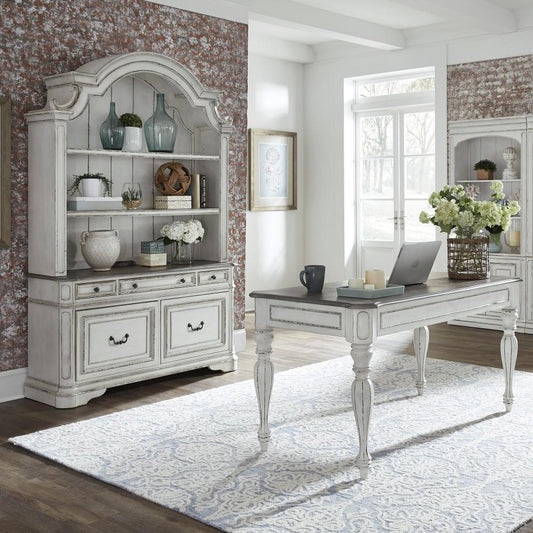 Liberty Furniture - Magnolia Manor 3 Piece Desk & Hutch Set - 244-HOJ-3DH veiw 1