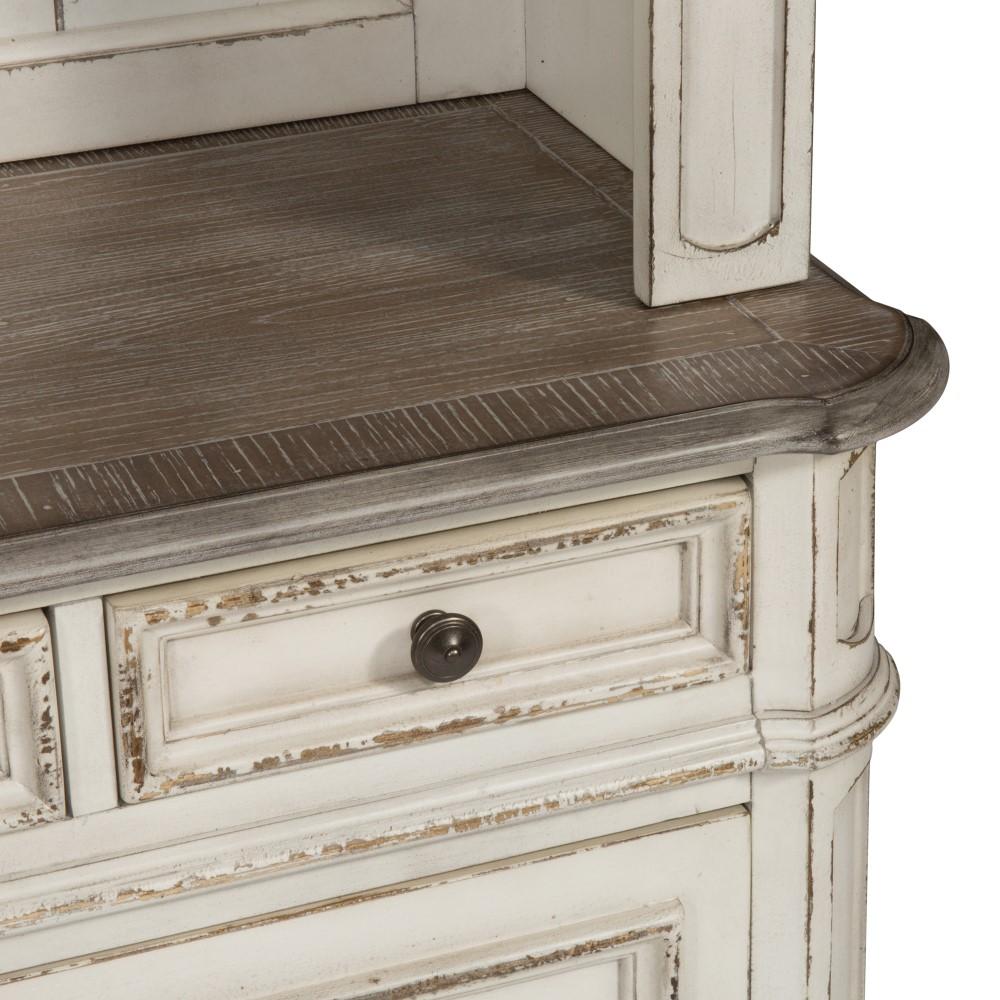 Liberty Furniture - Magnolia Manor 3 Piece Desk & Hutch Set - 244-HOJ-3DH veiw 7