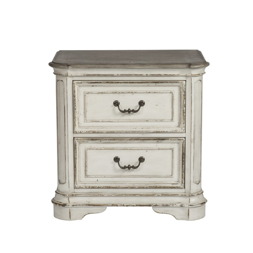 Liberty Furniture - Magnolia Manor 4 Piece Queen Uph Bed, Dresser & Mirror, Nightstand Set - 244-BR-QUBDMN veiw 5