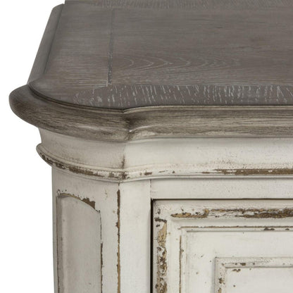 Liberty Furniture - Magnolia Manor 4 Piece Queen Uph Sleigh Bed, Dresser & Mirror, Chest Set - 244-BR-QUSLDMC veiw 11
