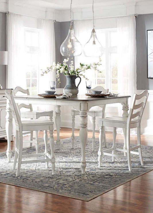 Liberty Furniture - Magnolia Manor 5 Piece Gathering Table Set  - 244-CD-5GTS veiw 1