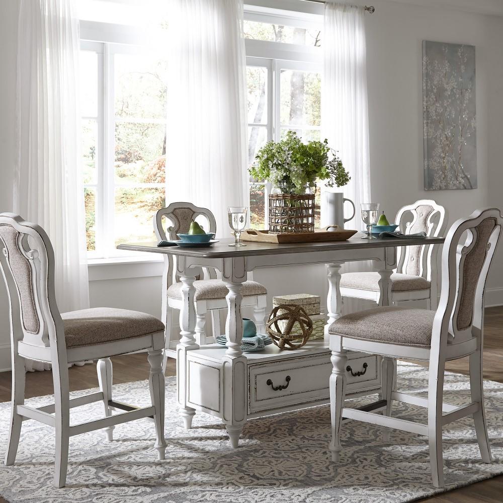 Liberty Furniture - Magnolia Manor 5 Piece Gathering Table Set - 244-DR-5GTS veiw 1